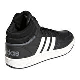 Hoops 3.0 Mid Erkek Siyah Sneaker Ayakkabı GW3020