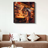 Gece Mutfağı - Geleneksel Ramen Anime Kanvas Tablo