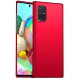 Smcase Samsung Galaxy A51 Kılıf Lüks Mat Silikon