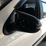 Sts Oto Aksesuar Fiat Palio 2010-2012 Batman Yarasa Ayna Kapağı Piano Black ABS Plastik