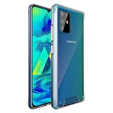 Smcase Samsung Galaxy A81 Kılıf Gard Darbeye Dayanıklı Silikon  Nano Ekran Koruyucu
