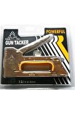 Mekanik Zımba Tabancası 1 Adet Zımba Teli Hediye 13/4-6-8 MM Powerful