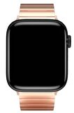 Megafox Apple Watch Seri 2/3/4/5/6/7/8/Se/Ultra Metal Paslanmaz Klipsli Kordon 42-44-45-49Mm Uyumlu 