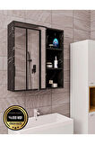 Tek Kapaklı Aynalı Banyo Dolabı Bendir