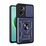 Xiaomi Redmi Note 11E Kılıf Sert Silikon Tank Aramid Sürgülü Vega Yüzüklü