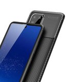 Smcase Samsung Galaxy S10 Lite Kılıf Negro Karbon Dokulu Silikon