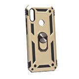 Smcase Huawei Y6s 2019 Vega Yüzüklü Tank Kapak Kılıf  Nano Ekran Koruyucu