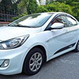 Hyundai Accent Blue 2011-2018 Uyumlu Mugen Cam Rüzgarlığı Seti Piano Black 4'lü İthal