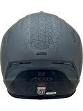 AXXIS DRAKEN S FORZA B5 MAT GREY (BİR BEDEN BÜYÜK SİPARİŞ VERİNİZ)