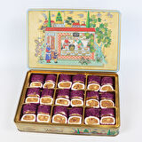 Hürrem Sultan Kadife Mor, Antep Fıstıklı, Fındıklı, Bademli Dolma Lokum 600g