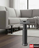 15*23 cm Ayarlanabilir (Siyah) Destek Ayağı Mobilya Kanepe Baza Koltuk Dolap Ayağı