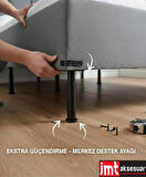 15*23 cm Ayarlanabilir (Siyah) Destek Ayağı Mobilya Kanepe Baza Koltuk Dolap Ayağı