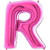 FOLYO BALON R HARF FUŞYA 102CM