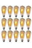 St 64 Flamanlı Rustik 4 W Led Ampul 15'li Eko Paket Dekoratif Rustik Ampül