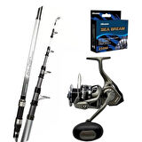 Okuma Acuador 8000 - Okuma Wave Power 420 cm Surf Olta Seti