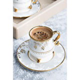 ACAR AMORY 6 KİŞİLİK KAHVE FİNCANI TAKIMI - 90 ML