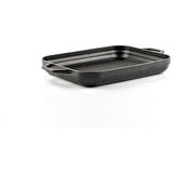 HOSSEVEN HS DD GTV 2632 DİKDÖRTGEN IZGARA TAVA 26*32 CM ÇİFT KULP SİYAH