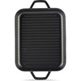 HOSSEVEN HS DD GTV 2632 DİKDÖRTGEN IZGARA TAVA 26*32 CM ÇİFT KULP SİYAH