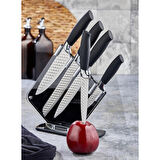 COOKER CKR2819 6PRÇ LÜX BIÇAK SETİ SİLVER
