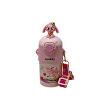 TAROS MATARA 500 ML PEMBE LİFE FİGÜRLÜ ANIMALS ÇELİK