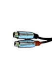 Anfi ters  Y kablo 1 erkek 2 dişi 30 cm silikon Rs- GW1M2F
