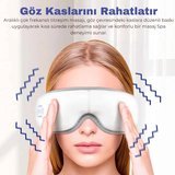 Akıllı Göz Masaj Aleti Isıtmalı Hava Basınçlı Titreşimli Şarjlı Göz Terapi ve Göz Çevresi Bakım Cihazı