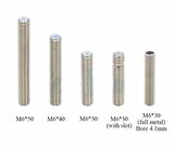3D yazıcı Paslanmaz çelik boğaz teflon tüplü M6*40mm x1 adet