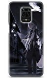 Xiaomi Redmi Note 9 Pro uyumlu Girls 21 UV Lans Beyaz Saç Şemsiye Gece 