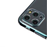 Smcase iPhone 12 Pro Max Kılıf Kamera Korumalı Anti Şok Silikon  Nano Ekran Koruyucu