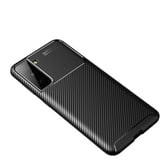 Smcase Samsung Galaxy S21 Plus 5G Kılıf Karbon Dokulu Negro Silikon
