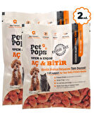 Kedi ve Köpekler için %100 doğal Aç-Bitir Mama - Dondurularak Kurutulmuş Tavuk Yürek - 2 x 10gr