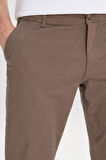 Slim Fit Dar Kesim Yan Cep Pamuklu Esnek Chino Pantolon