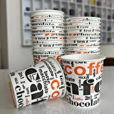 Karton Bardak 250 Adet 4 Oz Espresso/Türk Kahvesi Bardağı