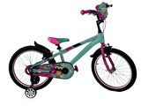 CORELLİ SWERA 20" JANT VİTESSİZ V FREN YEŞİL PEMBE KIZ ÇOCUK BİSİKLETİ