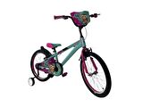 CORELLİ SWERA 20" JANT VİTESSİZ V FREN YEŞİL PEMBE KIZ ÇOCUK BİSİKLETİ
