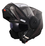  LS2 Scope Axıs Mat Siyah-Tıtanium Kask M Beden