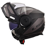  LS2 Scope Axıs Mat Siyah-Tıtanium Kask M Beden