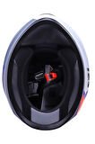 LS2 Stream Evo Loop II Mat Gri-Mavi Kask M Beden