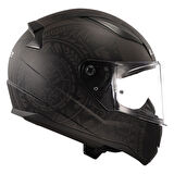  LS2 Rapid Takaroa Mat Siyah Kask S Beden