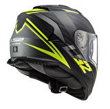 LS2 STORM 2 NERVE MAT SİYAH-NEON SARI KASK XL