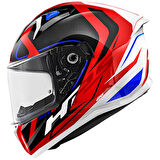 GIVI 50.8 RACER BEYAZ-KIRMIZI-SİYAH KASK L