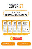 5 Adet Acil Durum İlk Yardım Battaniyesi Deprem Termal Battaniye
