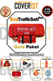 Eva Trafik Seti Plus - 1 KG Yangın Tüpü - 4 Yıllık - Kırmızı - Gold Paket