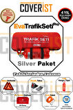 Eva Trafik Seti Plus - 1 KG Yangın Tüpü - 4 Yıllık - Kırmızı - Silver Paket