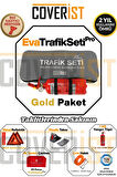 Eva Trafik Seti Plus - 1 KG Yangın Tüpü - 2 Yıllık - Gri - Gold Paket