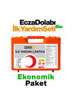İş Yeri İlk Yardım Çantası Ecza Dolabı Acil Müdahale Seti - Eko Paket