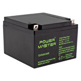 POWERMASTER 12 VOLT - 26 AMPER AKÜ (165 X 176 X 125 MM)