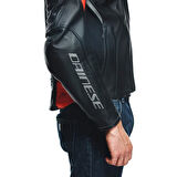 Dainese Racing 4 Black Fluo Red Deri Mont