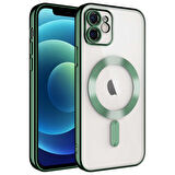 Gpack Apple iPhone 11 Kılıf Demre Renkli Silikon Magsafe Wireless Şarj Özellikli