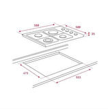 Teka İnox Ankastre Set  ( HE 715 SS - HLX 60 - DF 60 )